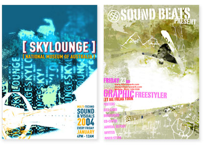 Poster design concepts targeted towards outdoor and snow boarding events.