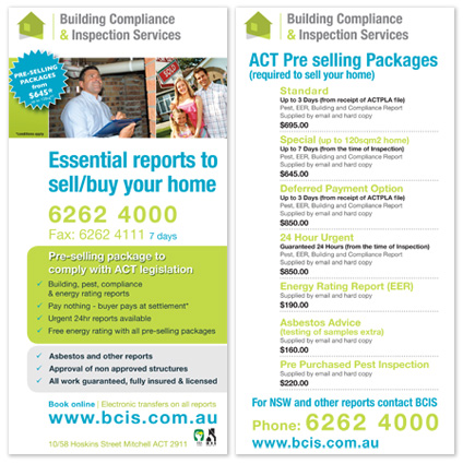 inspection brochure design