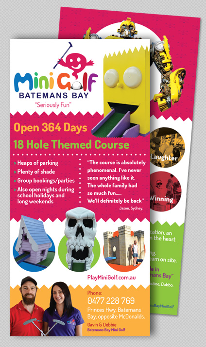 Batemans Bay Mini Golf Brochure