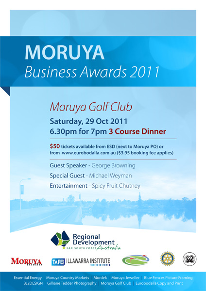 Moruya Business Awards Poster