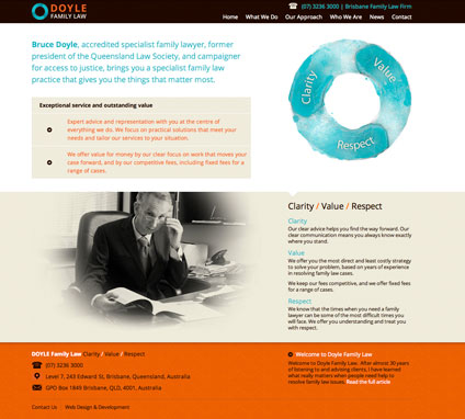 Doyle Family Law website