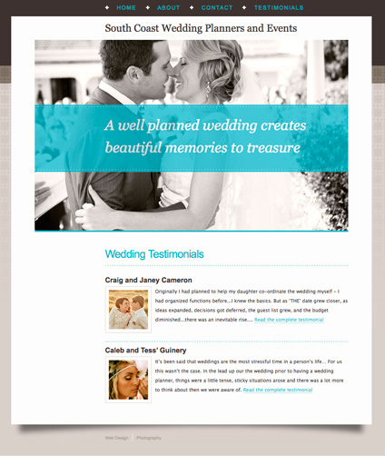 south coast wedding planner